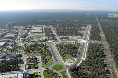 Vista aérea del Parque Tecnológico de Castilla y León, en la localidad vallisoletana de Boecillo.
