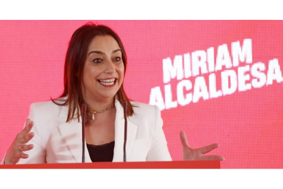 Miriam Andrés, en una imagen de archivo en la campaña de las municipales.-ICAL