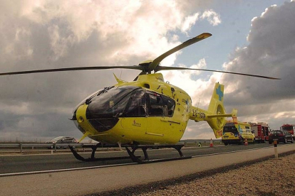 Helicóptero medicalizado - EUROPA PRESS