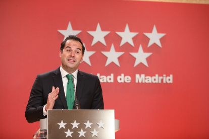 El vicepresidente de la Comunidad de Madrid, Ignacio Aguado. - EUROPA PRESS/M.FERNÁNDEZ. POOL - Europa Press