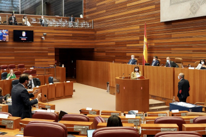Imagen del Pleno en las Cortes. - ICAL