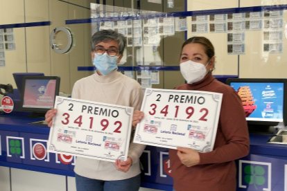 Un segundo premio de la Lotería Nacional deja 360.000 euros en dos municipios de León.- ICAL