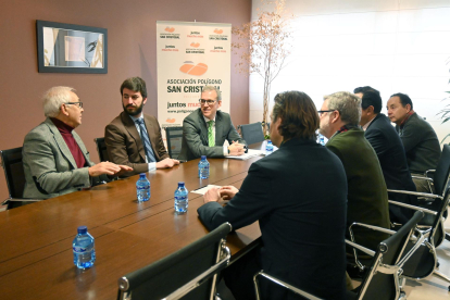 García-Gallardo promete mejorar la situación de los polígonos industriales y facilitar la llegada de nuevas empresas. - JUNTA DE CYL.