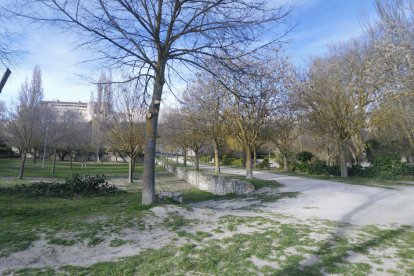 Parque Huerta del Duque de la villa de Cuéllar, Segovia, donde ocurrió la pelea entre los jóvenes.- GOOGLE