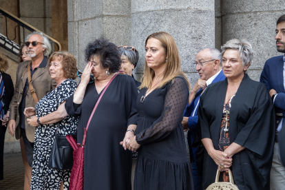 Capilla ardiente de la subdelegada de Gobierno en Salamanca, Encarnación Pérez.- ICAL