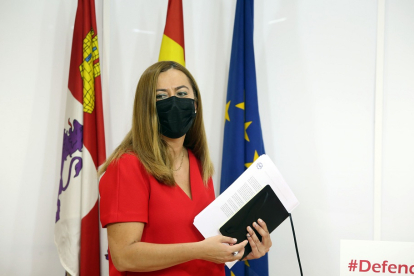 La vicesecretaria general del PSOECyL, Virginia Barcones. - ICAL
