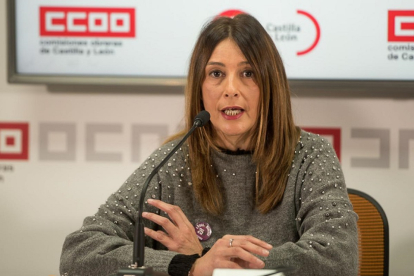 Yolanda Martín secretaria de Mujeres e Igualdad de CCOO en Castilla y León.- E. M.