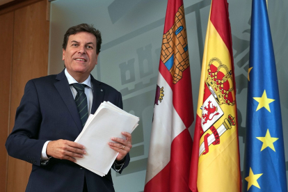 El portavoz de la Junta de Castilla y León, Carlos Fernández Carriedo.- ICAL