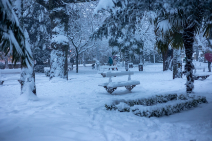 Nieve en Soria. -ICAL