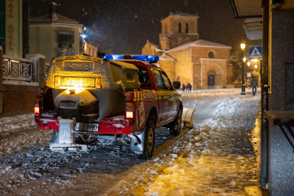 Nieve en Soria. -ICAL