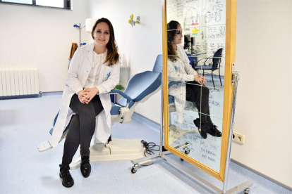 Cristina Olmo Paniagua, logopeda del Hospital San Juan de Dios de León. - ICAL