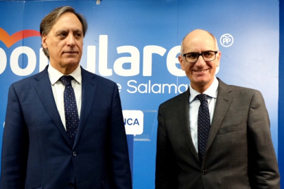 Carlos García Carbayo y Javier Iglesias, en una imagen de archivo.- ICAL