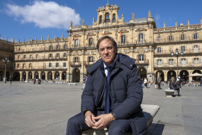 El PP de Salamanca elige en el congreso provincial a su nuevo presidente provincial. En la imagen Carlos García Carbayo. ICAL