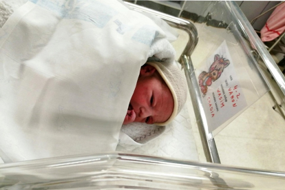 Wasim, primer bebé nacido en Segovia en 2022.- ICAL