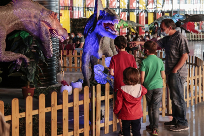 Exposición itinerante de dinosaurios animatrónicos en León.- ICAL