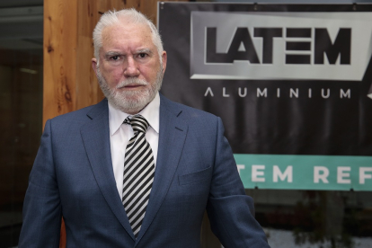 El presidente de Latem Aluminium, el leonés Macario Fernández. | E.M.
