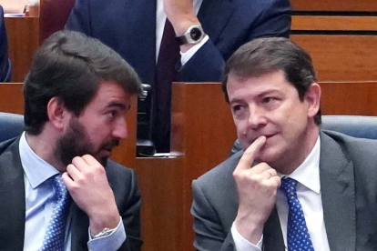 Juan García-Gallardo y Alfonso Fernández Mañueco.- ICAL