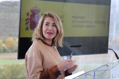 La ministra de Transportes, Movilidad y Agenda Urbana, Raquel Sánchez. / ICAL