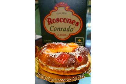 La Confitería Conrado de La Bañeza sortea 10.000 euros por la compra de su tradicional Roscón de Reyes. ICAL