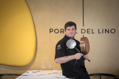 Jorge Lozano Esteban, propietario del nuevo espacio gastronómico abierto en la capital salmantina.  -ENRIQUE CARRASCAL