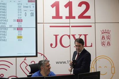 El consejero de Medio Ambiente, Vivienda y Ordenación del Territorio, Juan Carlos Suárez-Quiñones, presenta el balance del 1-1-2 correspondiente a 2023. ICAL