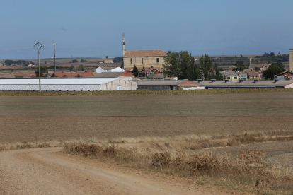 Subasta pública de una granja en Amusco (Palencia) por el precio de salida de 1 euro. El conjunto inmobiliario, de 43.812 metros cuadrados, está formado por dos naves industriales, un almacén y una vivienda.- ICAL