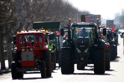 Tractorada este viernes en León. -ICAL