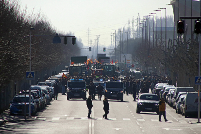 Tractorada este viernes en León. -ICAL