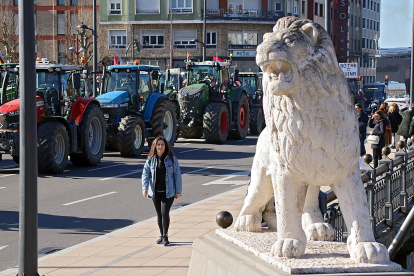 Tractorada este viernes en León. -ICAL