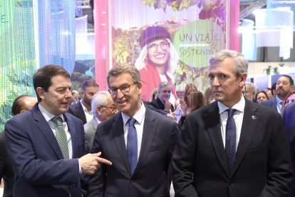 El presidente de la Junta, Alfonso Fernández Mañueco, visita la 43º edición de la Feria. / ICAL