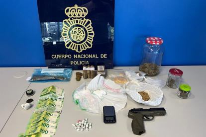 Un detenido en Miranda (Burgos) con cocaína, MDMA, hachís y marihuana por valor de 27.000 euros. - POLICÍA NACIONAL BURGOS