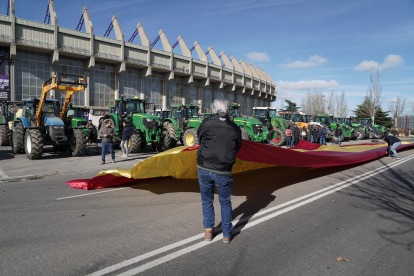 Tractorada este viernes en Valladolid. -ICAL