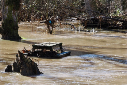 Inundaciones en Rábano tras la crecida del río Duratón. PHOTOGENIC