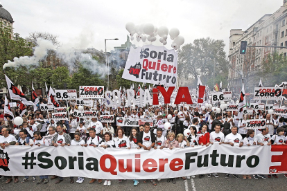 Ya se han cumplido dos años de la manifestación de la España Vaciada en Madrid. / MARIO TEJEDOR