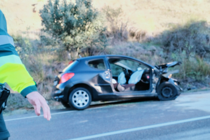 Accidente en la localidad zamorana de La Hiniesta.- ICAL