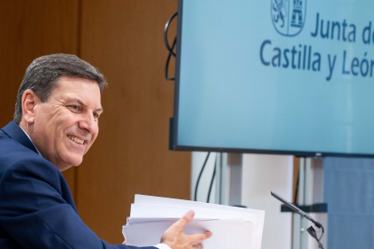 El portavoz de la Junta de Castilla y León, Carlos Fernández Carriedo.- ICAL