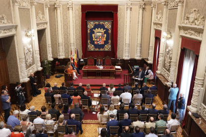 Sesión constitutiva de la Diputación de Palencia para el mandato 2023-2027.- ICAL