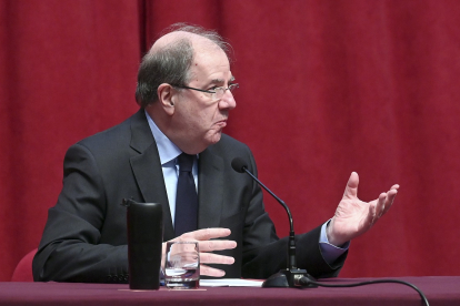 El expresidente de la Junta de Castilla y León, Juan Vicente Herrera.- ICAL
