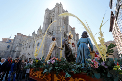 Celebración del Domingo de Ramos en Ávila. -ICAL