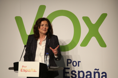 La antigua presidenta de la gestora de Vox en Palencia, Sonia Lalanda