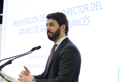 El vicepresidente de la Junta de Castilla y León, Juan García Gallardo, presenta los resultados del Plan Director del Camino De Santiago Francés/ Juan Lázaro- Ical
