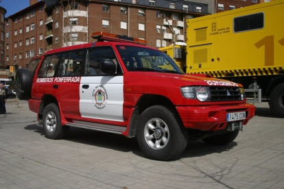 Vehículo de los bomberos de Ponferrada. - JCYL