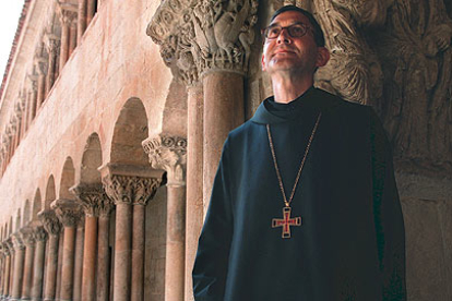Clemente Serna, abad del Monasterio de Santo Domingo de Silos. - E.M.