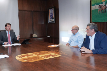 El presidente de la Junta de Castilla y León, Alfonso Fernández Mañueco se reúne con Francisco Igea, Ciudadanos y Pedro Pascual de Por Ávila. Ical