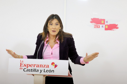 La presidenta de la comisión de investigación de las eólicas, Ana Sánchez. - ICAL