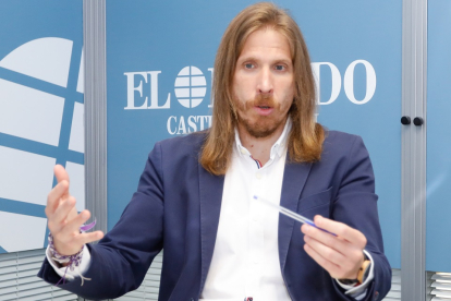 Pablo Fernández, secretario general de Podemos en Castilla y León.- J. M. LOSTAU