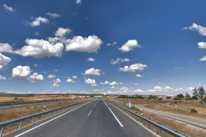 Radar en una carretera de Castilla y León.- E. M.