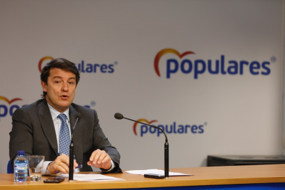 El presidente del PP de Castilla y León, Alfonso Fernández Mañueco.- ICAL
