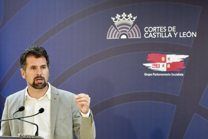 El secretario general del PSOECyL y portavoz en las Cortes, Luis Tudanca, analiza diversos asuntos de actualidad pol?tica de Castilla y Le?n.