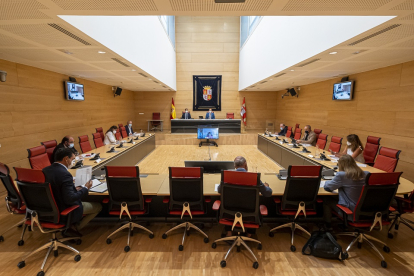 Reunión de la Junta de Portavoces de las Cortes. - ICAL